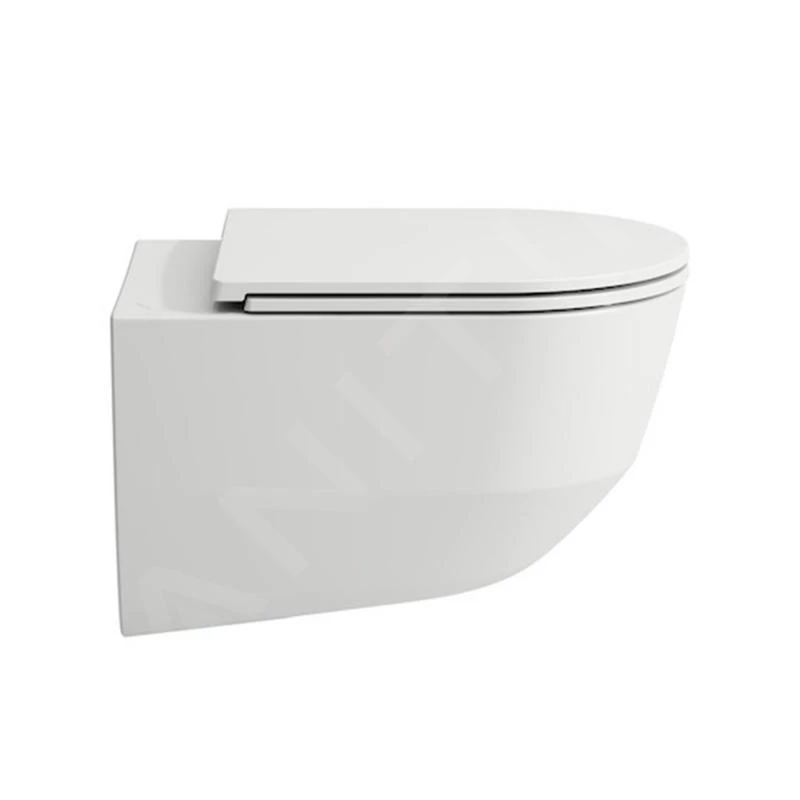 Laufen Pro - Hangend Toilet Met Slim Wc-bril, Slowclose, Rimless, Wit H8669570000001 - Afbeelding 3