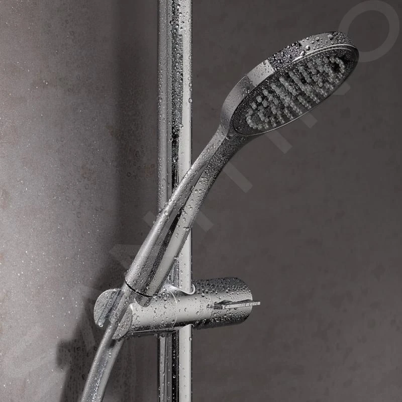 Keuco IXMO - Set Van Solo Douchekop, Houder, Stang En Slang, Chroom/wit 59587010901 - Afbeelding 7