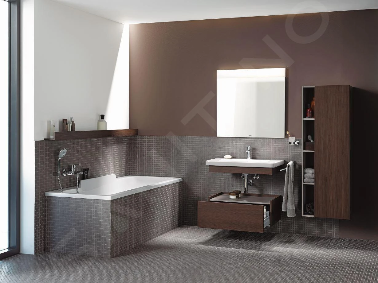 Duravit DuraStyle - Hoge Kast 1400x500x240 Mm, Rechts, Glanzend Wit DS1238R2222 - Afbeelding 3