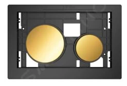 Tece TECEloop - Bedieningsplaat, Zonder Afdekplaat, Toetsen Goud 9240668