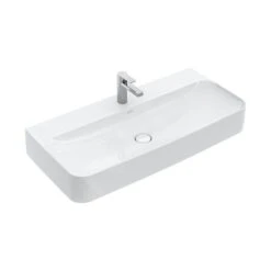 Villeroy & Boch Finion - Wastafel Met Verborgen Overloop, 1000x470 Mm, Met Ceramicplus, Alpine Wit 41681BR1