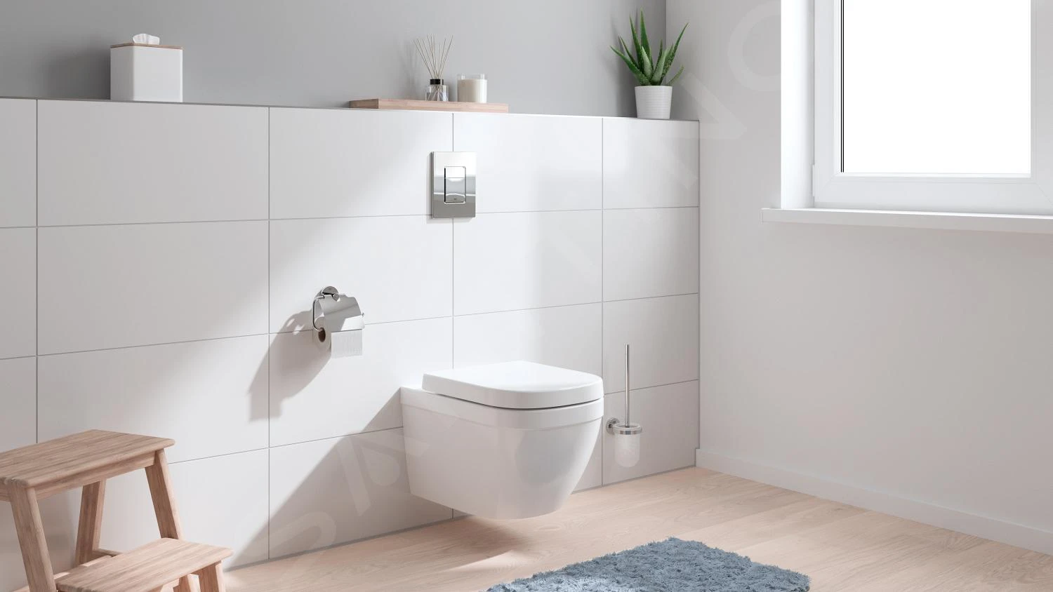 Grohe Euro Ceramic - Hangend Toilet Met Softclose Wc Bril, Rimless, Triple Vortex, Alpine Wit 39693000 - Afbeelding 6