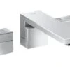 Axor Edge - Wastafelmengkraan Voor Wandinbouw, 3-gats Chroom 46060000