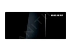 Geberit Sigma70 - Bedieningsplaat, Glas/zwart 115.635.SJ.1
