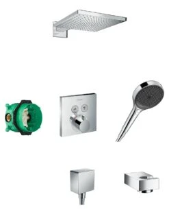 Hansgrohe Raindance E - Doucheset 300 Met Inbouwthermostaat, Chroom 27918000