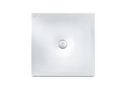 Laufen Indura - Douchebak Met Geluiddempende Pads, 900x900 Mm, Wit H2150710000401