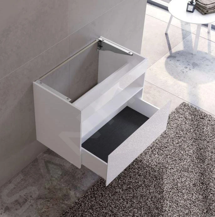 Keuco Stageline - Wastafelonderkast, 800x625x490 Mm, Wit 32862300000 - Afbeelding 3