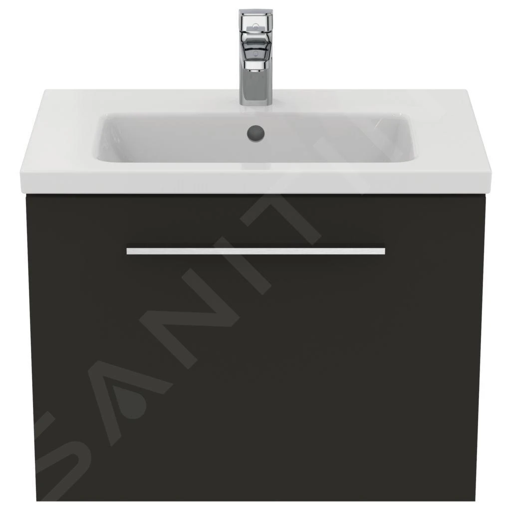 Ideal Standard I.Life S - Wastafelonderkast, 600x375x440 Mm, Mat Carbon Grijs T5292NV - Afbeelding 4