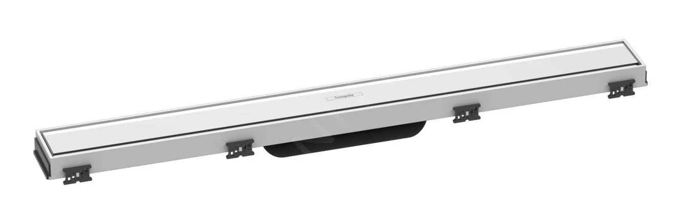 Hansgrohe RainDrain Match - Douchegoot Met Rvs Rooster 700, In Hoogte Verstelbaar Frame, Wit 56037450