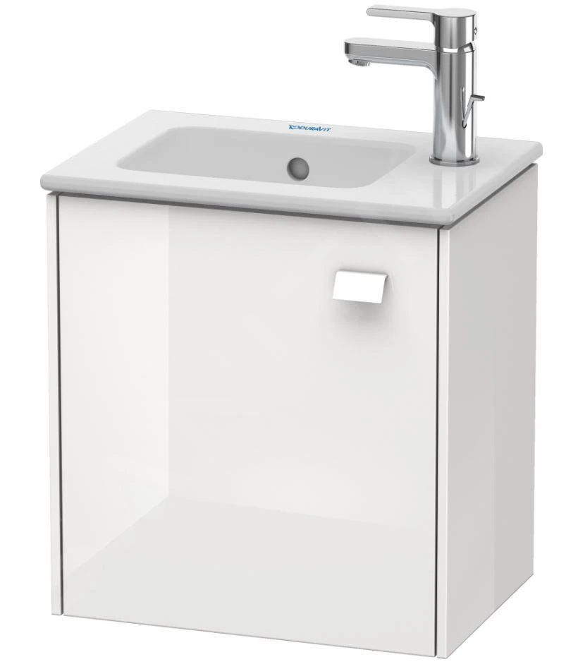 Duravit Brioso - Wastafelonderkast 442x420x289 Mm, Links, 1 Deur, Glans Wit BR4000L2222