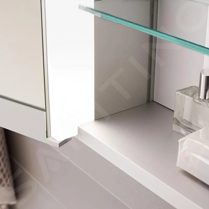 Keuco Royal Match - Spiegelkast Met LED-verlichting, 1200x700x160 Mm, Zilver Geanodiseerd 12804171311 - Afbeelding 4