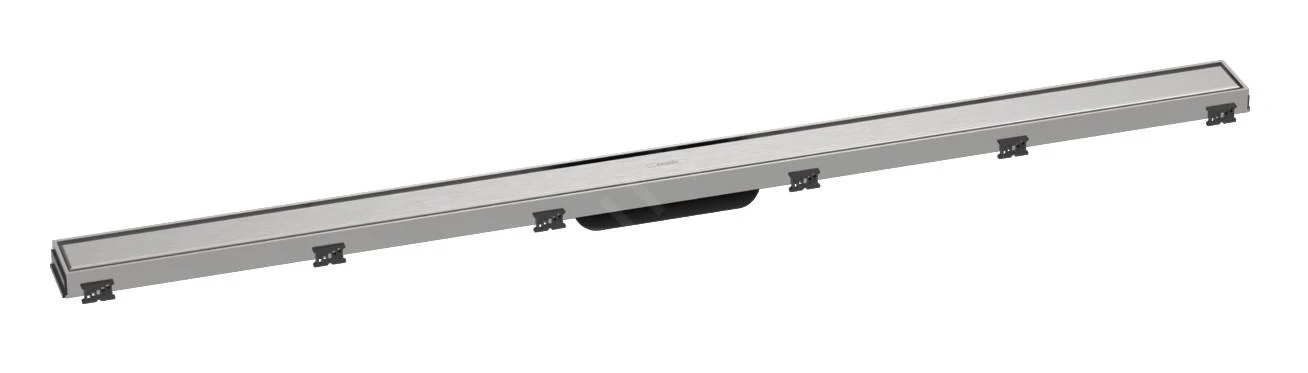 Hansgrohe RainDrain Match - Douchegoot Met Rvs Rooster 1200, In Hoogte Verstelbaar Frame, Geborsteld Rvs 56042800