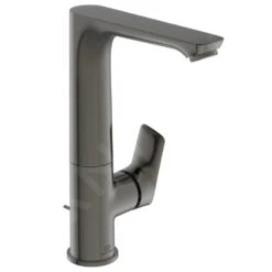 Ideal Standard Connect Air - Slim Wastafelkraan Met Draaibare Uitloop En Waste, Magnetic Grey A7020A5