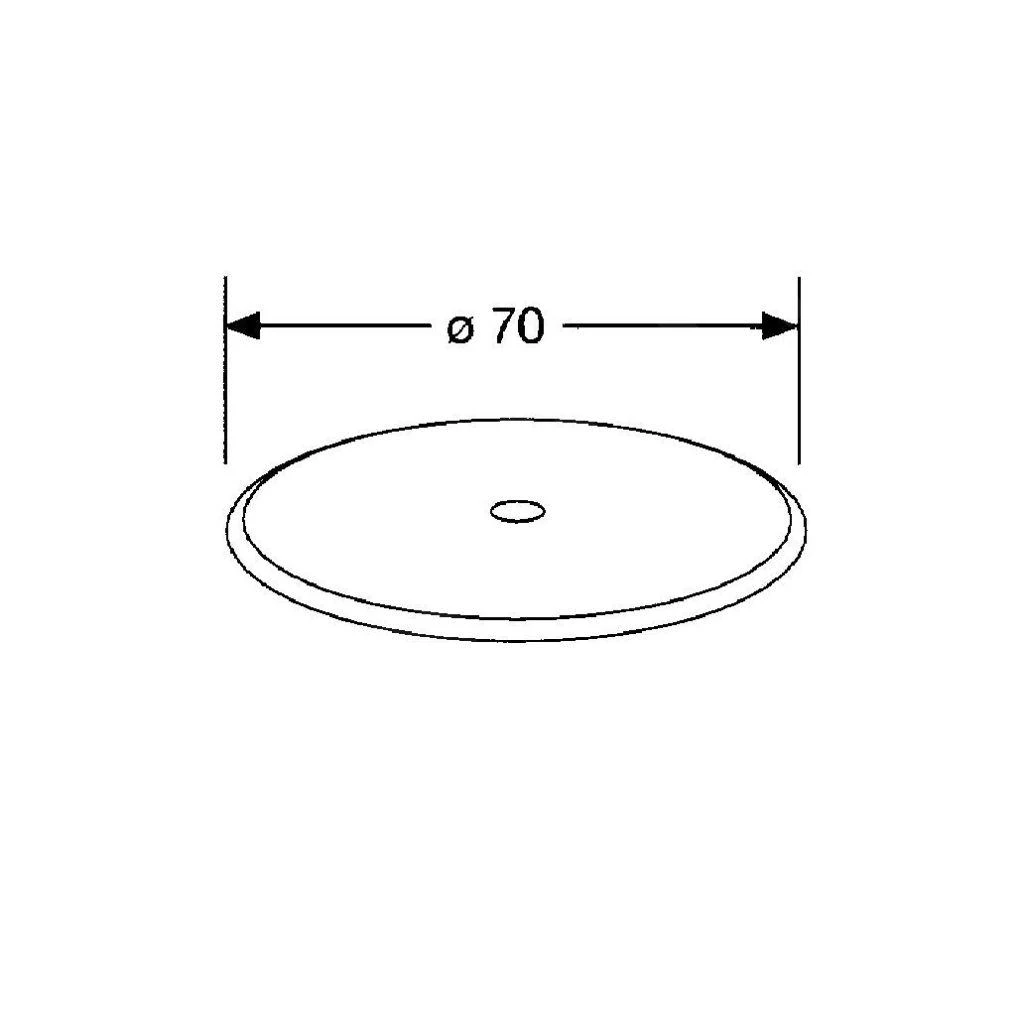 Kludi Tasso - Bovendeel Voor Tasso Sifon, Chroom 7152005-00 - Afbeelding 2