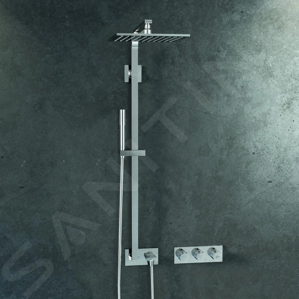 Ideal Standard Archimodule - Doucheset 300 Met Inbouwthermostaat, 1jet, Chroom A1558AA - Afbeelding 4