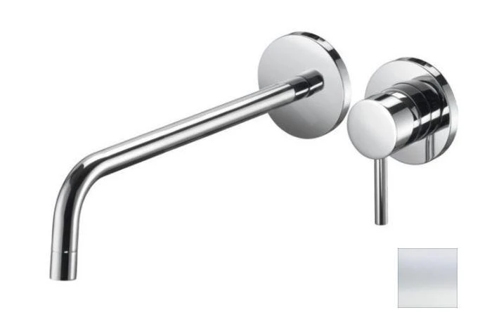 Paffoni Light - Inbouw Wastafelkraan Incl. Inbouwdeel, 2-gats, Wit Mat LIG006BO70