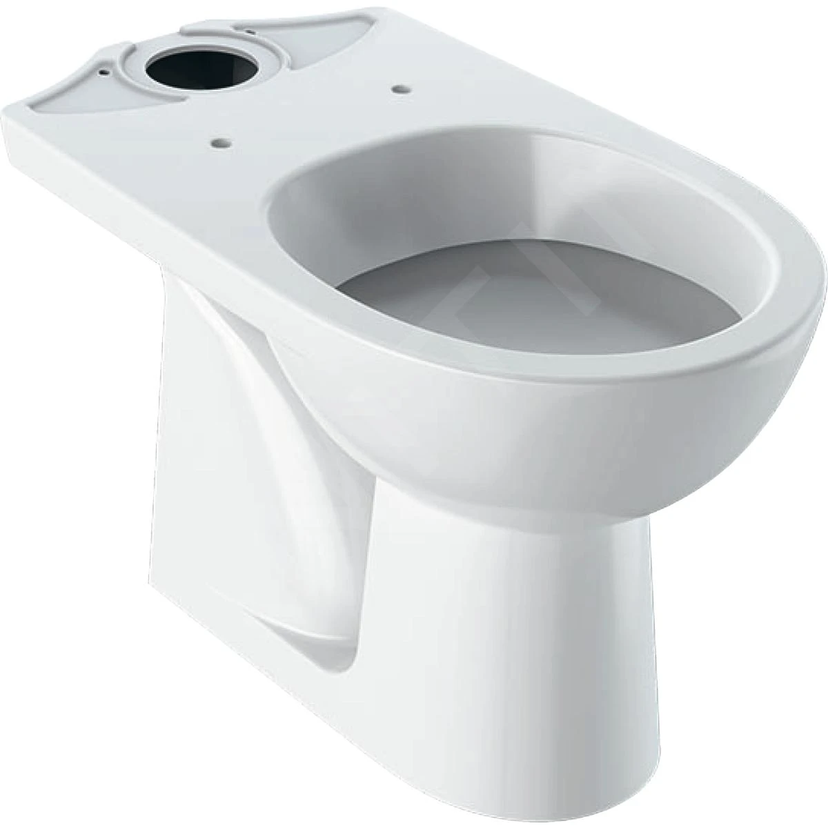 Geberit Selnova - Staande Toiletpot, Bodemafval, 670x360 Mm, Wit 500.281.01.1