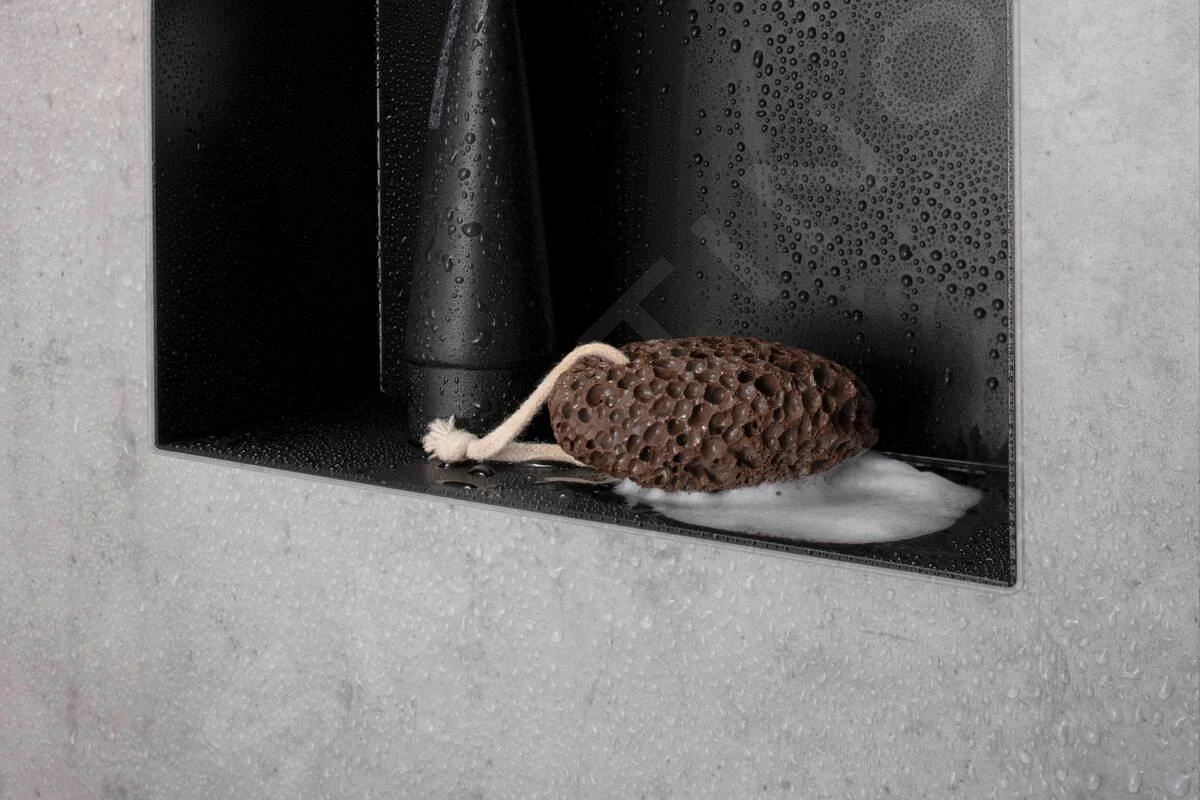 Hansgrohe XtraStoris Minimalistic - Inbouwnis, 300x150x140 Mm, Mat Zwart 56076670 - Afbeelding 3