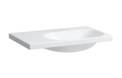 Laufen Lua - Meubelwastafel 75x46 Cm, Zonder Overloop, Zonder Kraangat, LCC, Wit H8170854001121