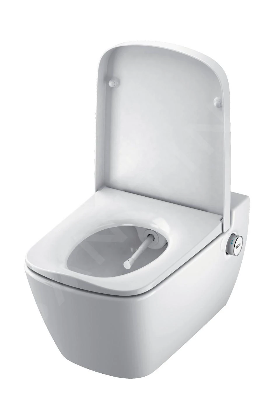 Grohe Uniset - Complete Toiletset Douche WC + Tece Wc Zitting, Skate Cosmo Bedieningsplaat, Rimless, SoftClose, Chroom 38643SET-KT - Afbeelding 6