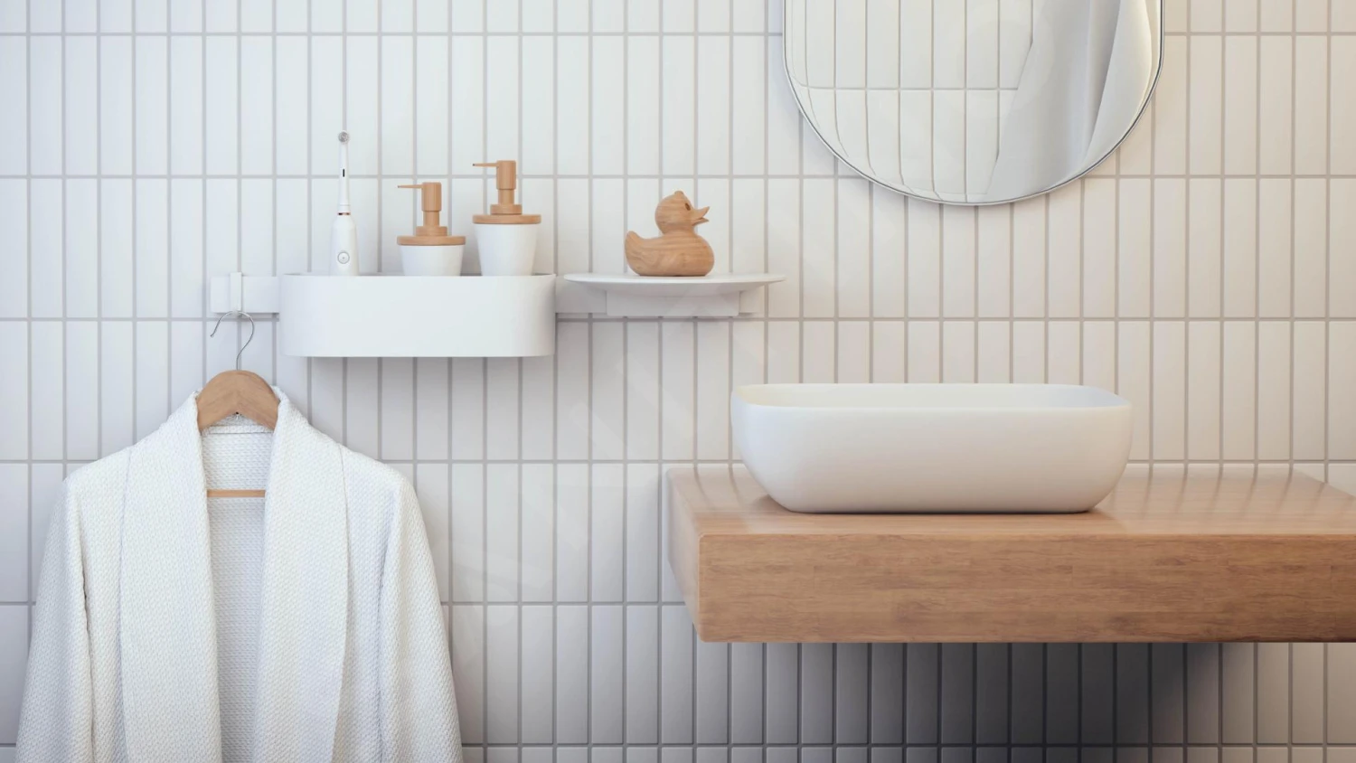 Hansgrohe WallStoris - Wandstang 500 Mm, Mat Wit 27902700 - Afbeelding 3