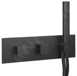 Sapho Dimy - Doucheset Met Inbouw Thermostaat En Handdouche, Mat Zwart DM493BL