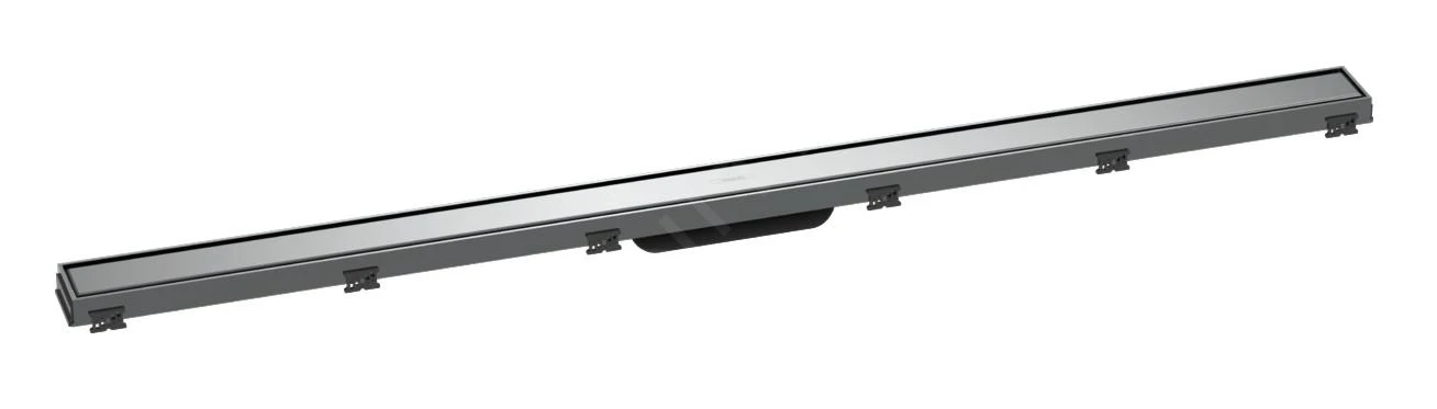 Hansgrohe RainDrain Match - Douchegoot Met Rvs Rooster 1200, In Hoogte Verstelbaar Frame, Chroom 56042000