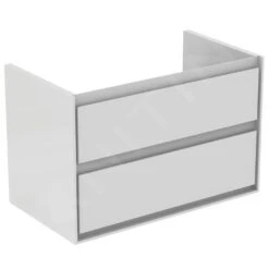 Ideal Standard Connect Air - Wastafelonderkast 800x440x517 Mm, 2 Laden, Glanzend Wit/mat Wit E0819B2