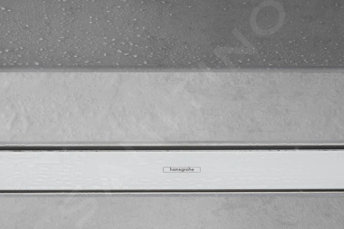 Hansgrohe RainDrain Match - Douchegoot Met Rvs Rooster 700, In Hoogte Verstelbaar Frame, Wit 56037450 - Afbeelding 4