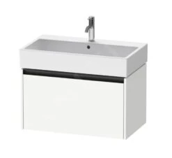 Duravit Ketho.2 - Wastafelkast 440x784x460 Mm, 1 Lade, Mat Wit K25077018180000