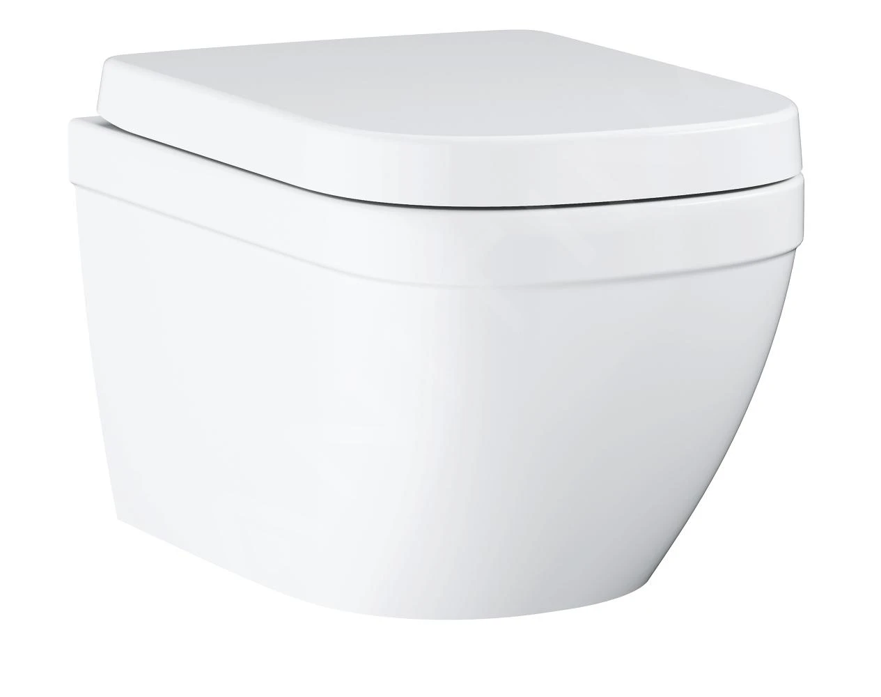 Grohe Euro Ceramic - Hangend Toilet Met Softclose Wc Bril, Rimless, Triple Vortex, Alpine Wit 39693000