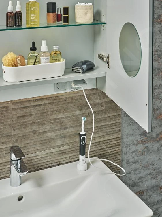 Ideal Standard Mirror&Light - Spiegelkast Met LED Verlichting En Inlegplank, 1000x700 Mm, Aluminium T3498AL - Afbeelding 3