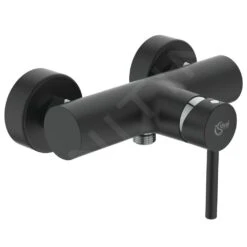 Ideal Standard CeraLine - Opbouw Douchemengkraan, Mat Zwart/chroom BC200U4