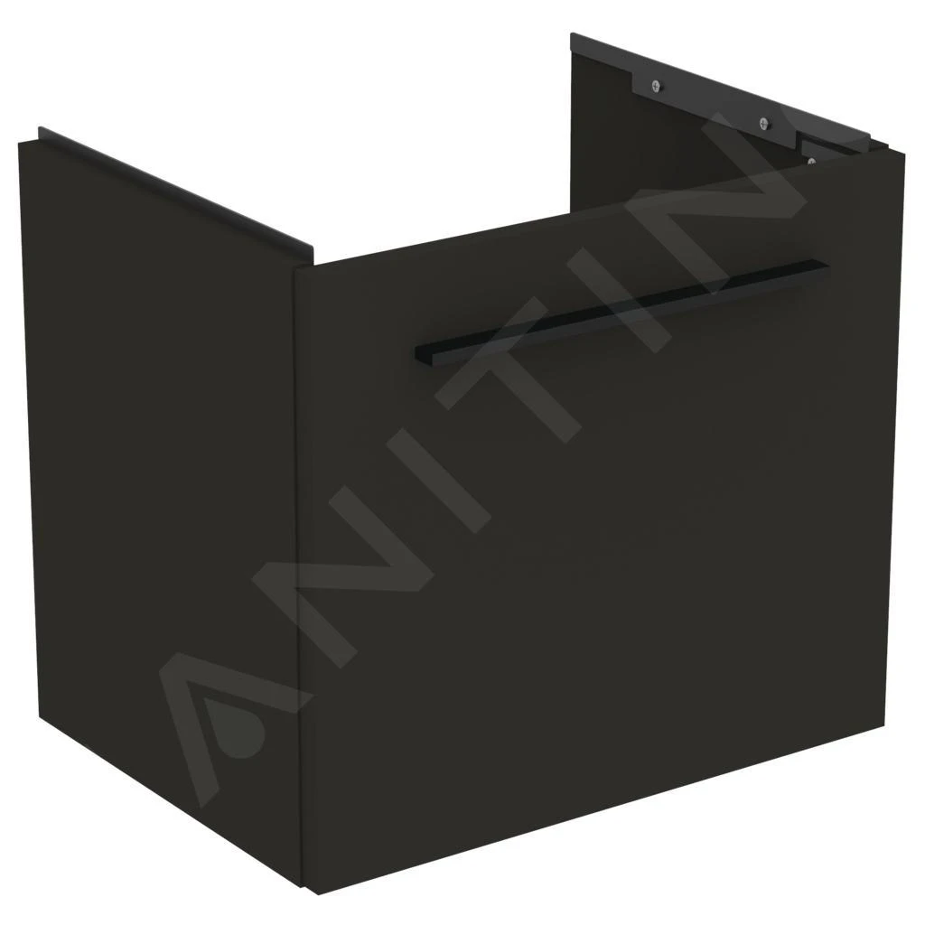 Ideal Standard I.Life S - Wastafelonderkast, 500x375x440 Mm, Mat Carbon Grijs T5290NV - Afbeelding 3