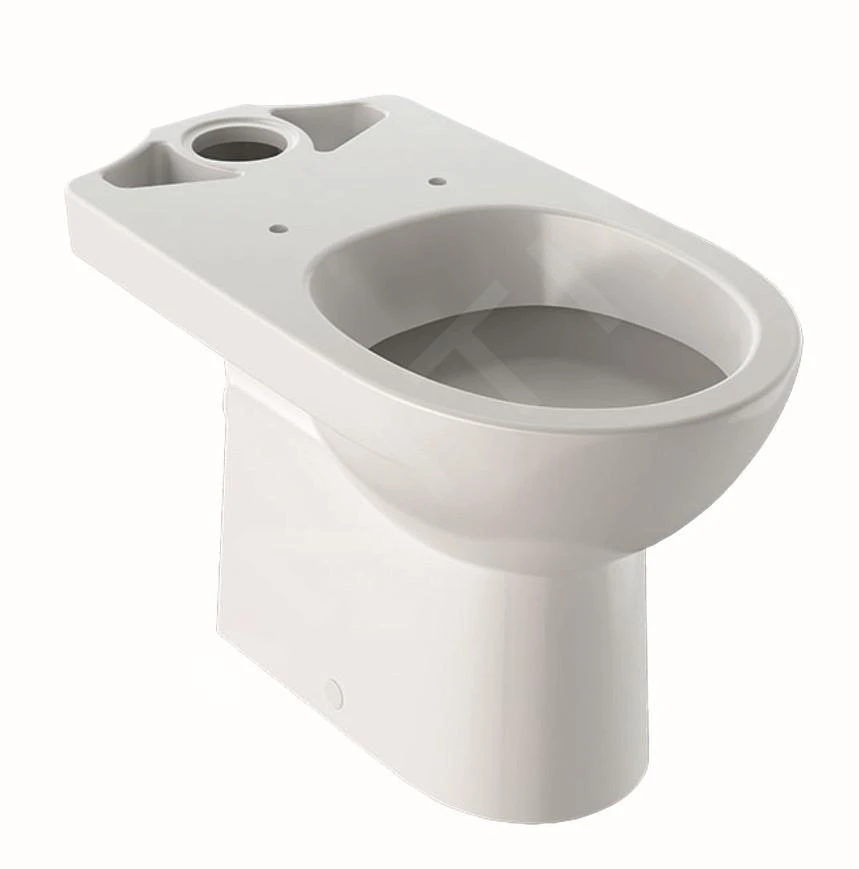Geberit Selnova - Staande Toiletpot, Afvoer Achteraan, 680x360 Mm, Wit 500.287.01.1
