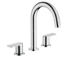 Hansgrohe Vernis Shape - Wastafelkraan Incl. Afvoergarnituur, 3-gats, Chroom 71563000