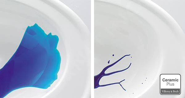 Villeroy & Boch O.novo - Wastafel 550x460 Mm, Zonder Overloop, Met Kraangat, AntiBac, CeramicPlus, Alpine Wit 4A4156T2 - Afbeelding 3