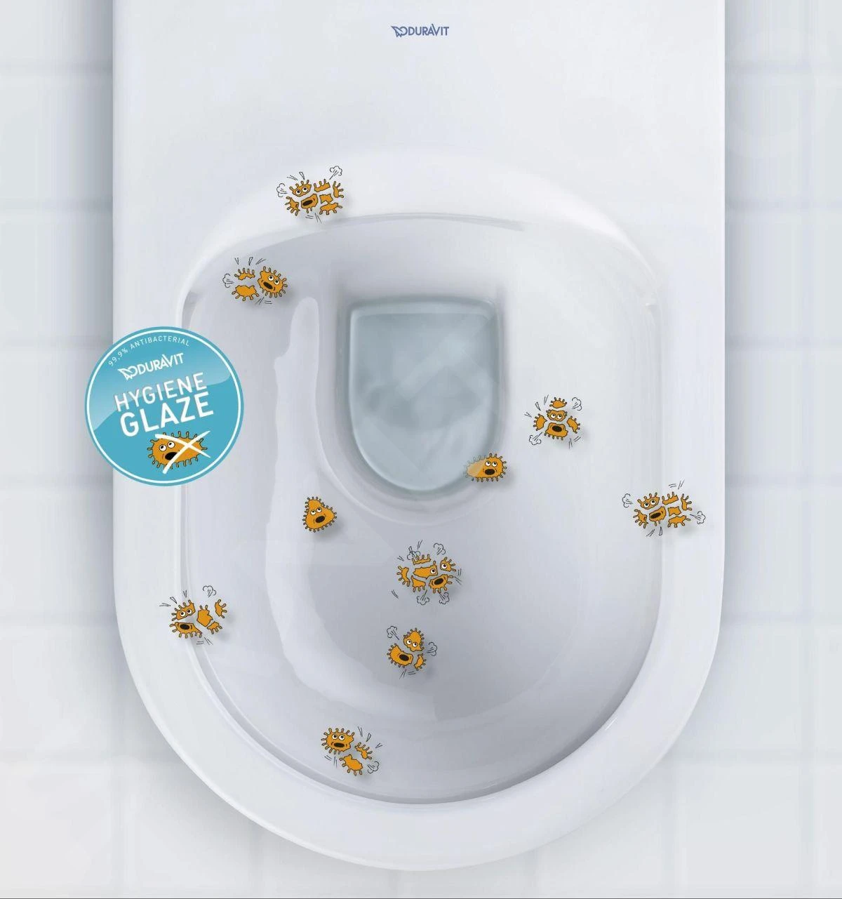 Duravit DuraStyle - Wandcloset, Voor Gehandicapten, Rimless, Met HygieneGlaze, Alpine Wit 2559092000 - Afbeelding 5