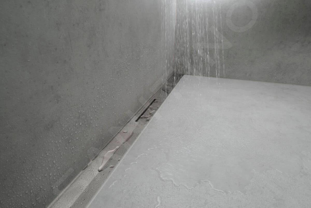 Hansgrohe RainDrain Flex - Douchegoot Met Rvs Rooster 800, Wandmodel, Inkortbaar, Geborsteld Rvs 56051800 - Afbeelding 5