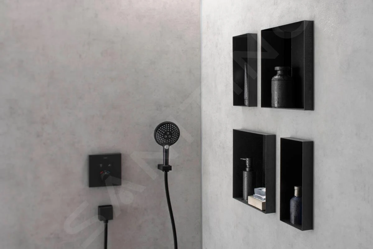 Hansgrohe XtraStoris Minimalistic - Inbouwnis, 300x150x140 Mm, Mat Zwart 56076670 - Afbeelding 6