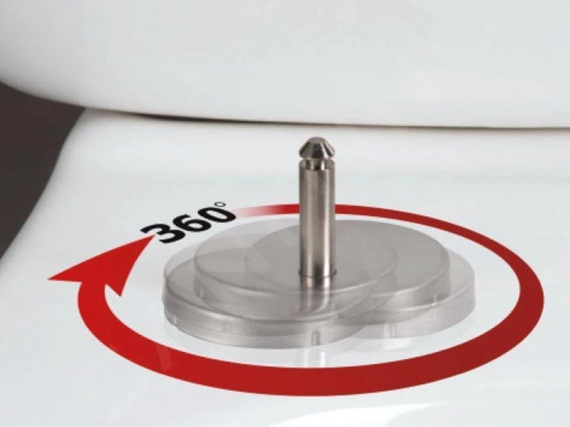 Sapho Darja - WC-zitting Softclose, Duroplast, Wit 1703-504 - Afbeelding 7