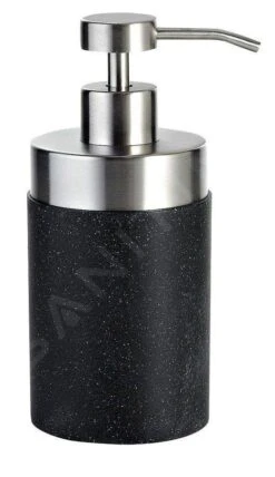 Sapho Ridder Stone - Zeepdispenser, Zwart/chroom 22010510