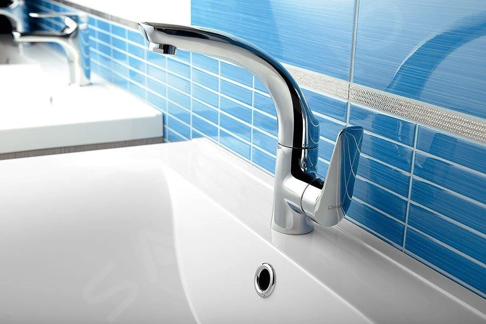 Sapho Soliter - FLY Wastafelkraan Met Draaibare Uitloop, Chroom DF004 - Afbeelding 3