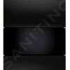 Tece TECEsquare - Urinoir Bedieningsplaat, Zwart Glas/zwart 9242809