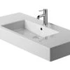 Duravit Vero - Wastafel 1050x490 Mm, Met Overloop, Met Kraangat, WonderGliss, Wit 03291000001