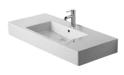 Duravit Vero - Wastafel 1050x490 Mm, Met Overloop, Met Kraangat, WonderGliss, Wit 03291000001