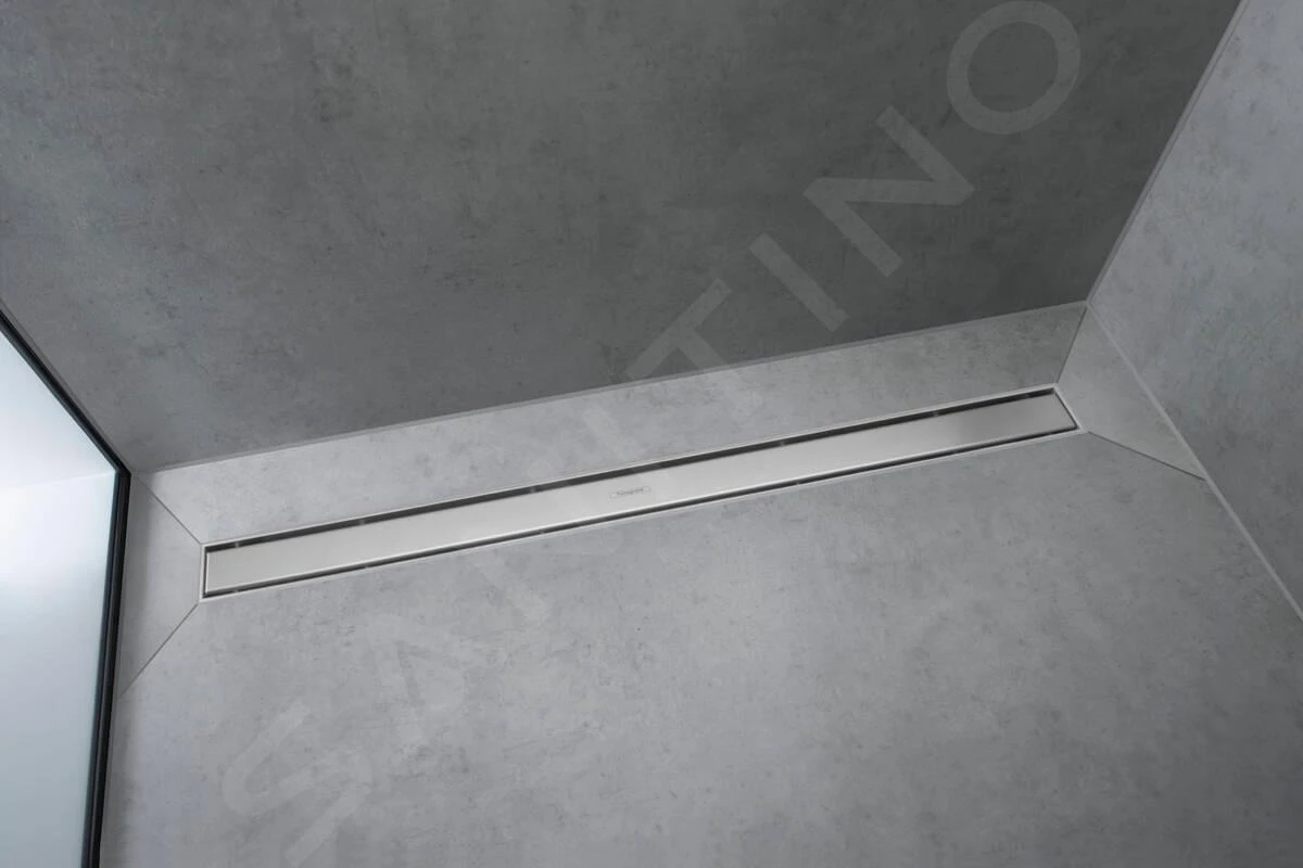 Hansgrohe RainDrain Match - Douchegoot Met Rvs Rooster 800, In Hoogte Verstelbaar Frame, Chroom 56038000 - Afbeelding 4