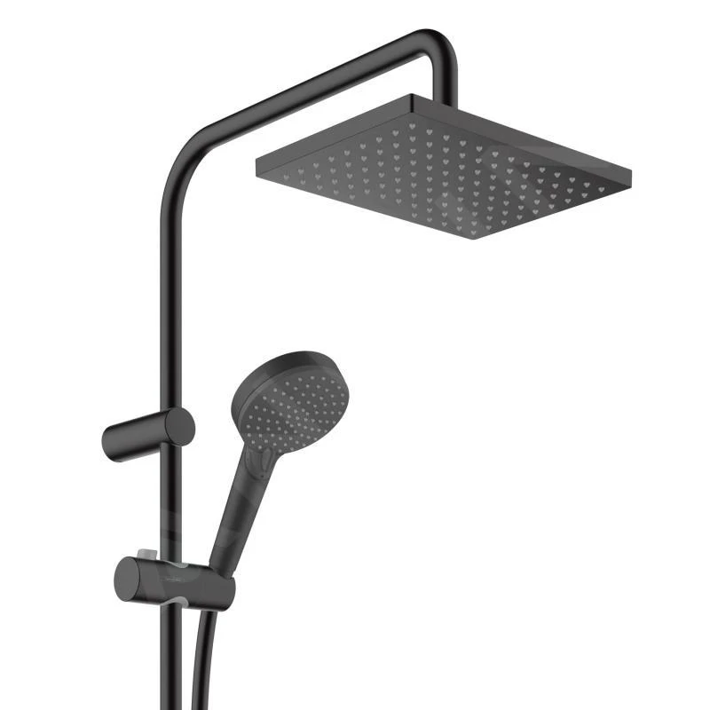 Hansgrohe Vernis Shape - Doucheset Showerpipe 230 Met Thermostaat, EcoSmart, Mat Zwart 26097670 - Afbeelding 3