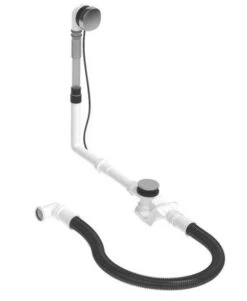 Duravit Toebehoren - Af- En Overloopgarnituur, Bowden, Chroom 792218000001000