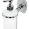 Novaservis Orfeus - Zeepdispenser Met Houder, Chroom/glas 6955,0